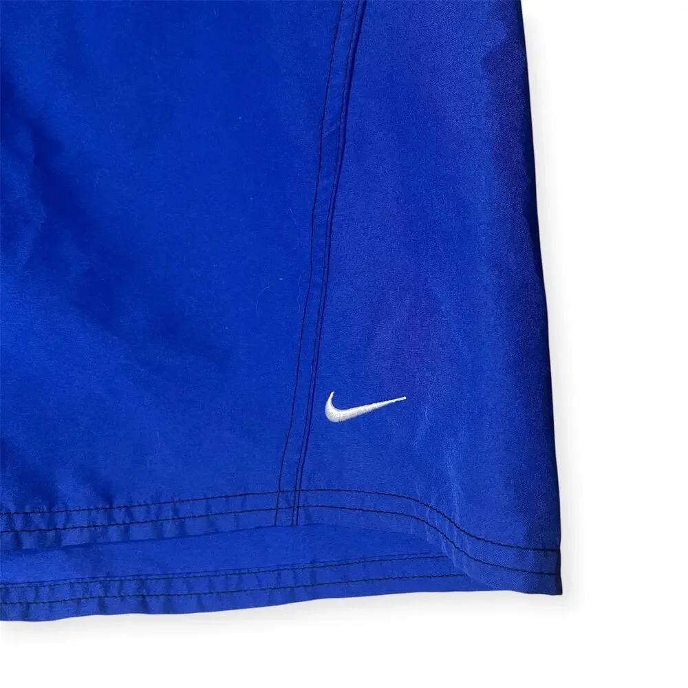 Nike Blue Swim‎ Trunks Men Athleisure Beach Vacation Pool Shorts Size Medium